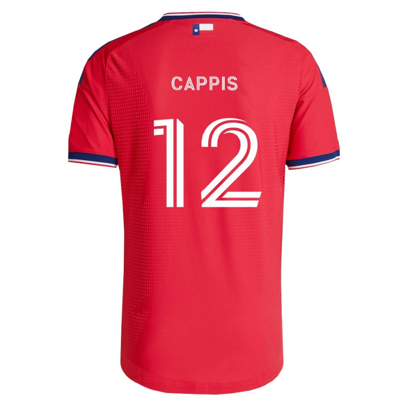 Danxen Mulher Camisola Christian Cappis #12 Vermelho Azul Branco Principal 2026/27 Camisa Brasil