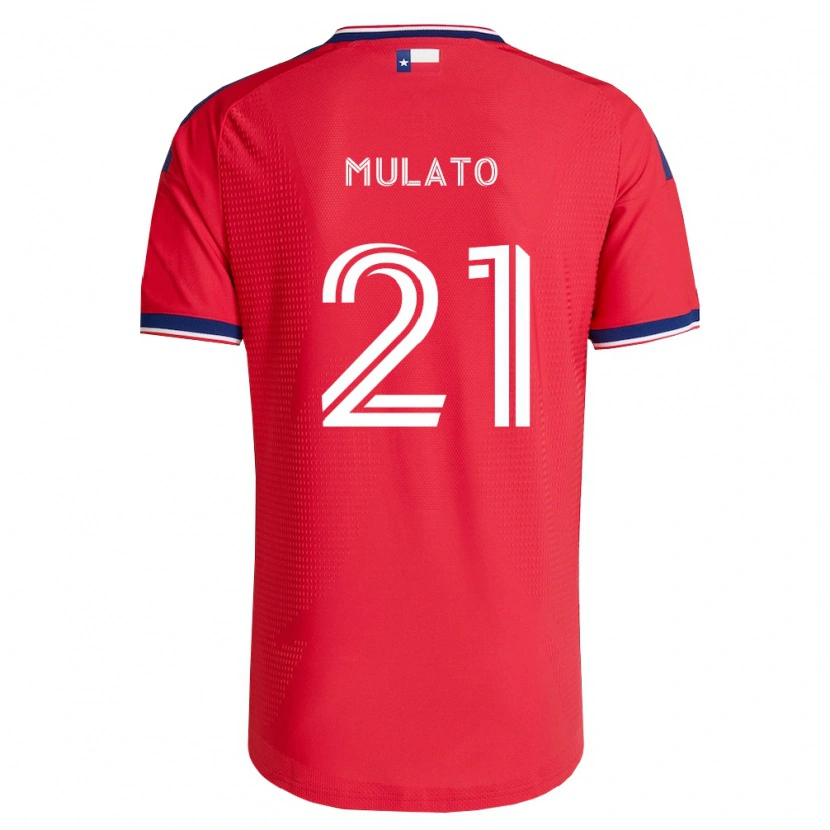 Danxen Mulher Camisola José Mulato #21 Vermelho Azul Branco Principal 2026/27 Camisa Brasil