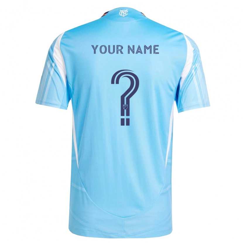 Danxen Mulher Camisola Seu Nome #0 Azul Celeste Branco Principal 2026/27 Camisa Brasil