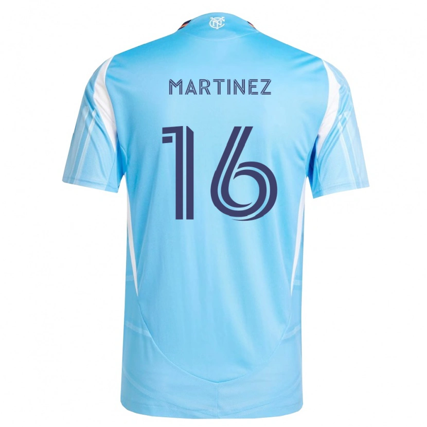 Danxen Mulher Camisola Alonso Martínez #16 Azul Celeste Branco Principal 2026/27 Camisa Brasil
