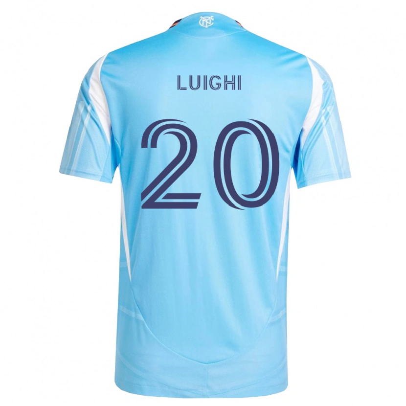 Danxen Mulher Camisola Luighi Hanri Sousa Santos #20 Azul Celeste Branco Principal 2026/27 Camisa Brasil