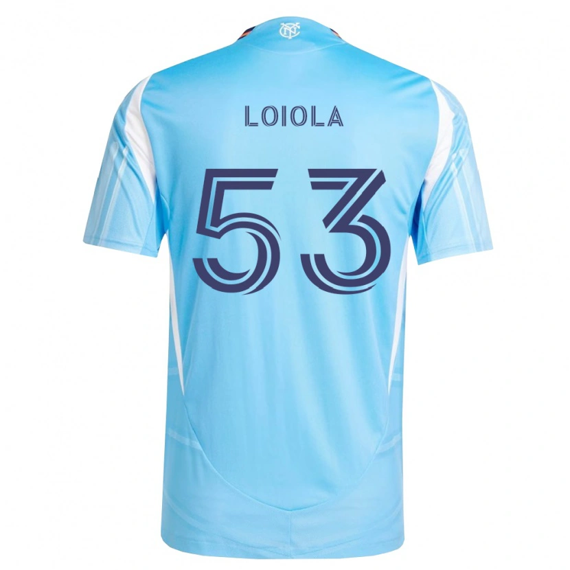 Danxen Mulher Camisola João Loiola #53 Azul Celeste Branco Principal 2026/27 Camisa Brasil