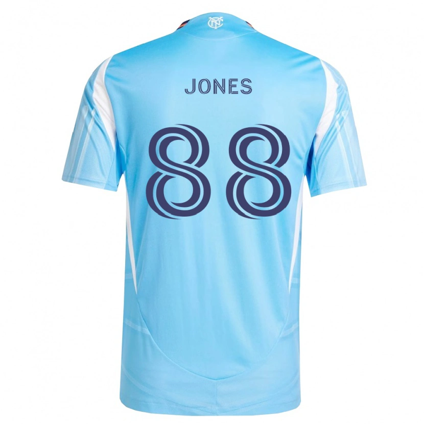 Danxen Mulher Camisola Malachi Jones #88 Azul Celeste Branco Principal 2026/27 Camisa Brasil