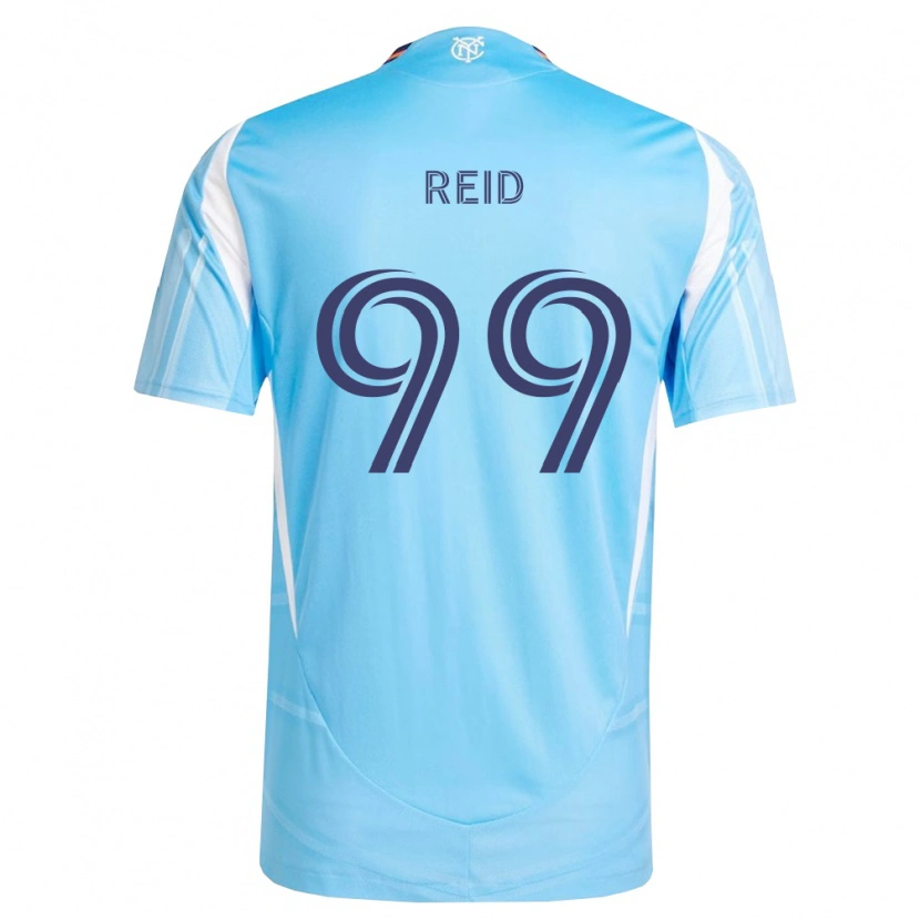 Danxen Mulher Camisola Seymour Reid #99 Azul Celeste Branco Principal 2026/27 Camisa Brasil