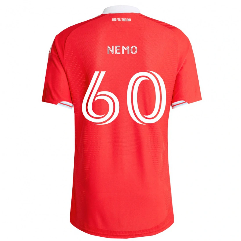 Danxen Mulher Camisola Jason Nemo #60 Vermelho Azul Profundo Branco Principal 2026/27 Camisa Brasil