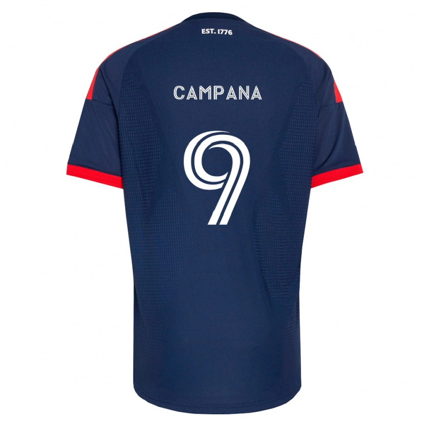 Danxen Mulher Camisola Leonardo Campana #9 Azul Real Vermelho Branco Principal 2026/27 Camisa Brasil