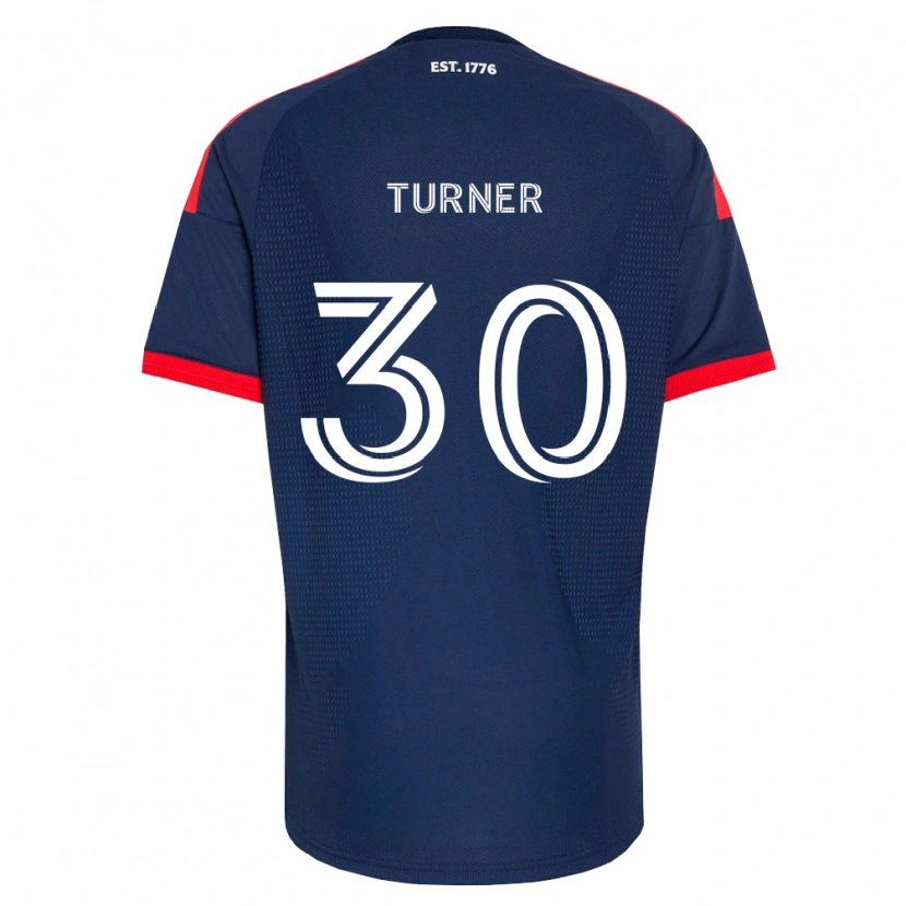 Danxen Mulher Camisola Matt Turner #30 Azul Real Vermelho Branco Principal 2026/27 Camisa Brasil