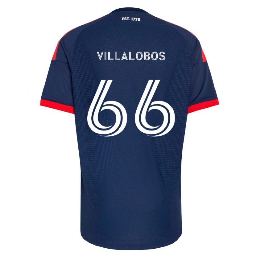 Danxen Mulher Camisola Ivan Villalobos #66 Azul Real Vermelho Branco Principal 2026/27 Camisa Brasil