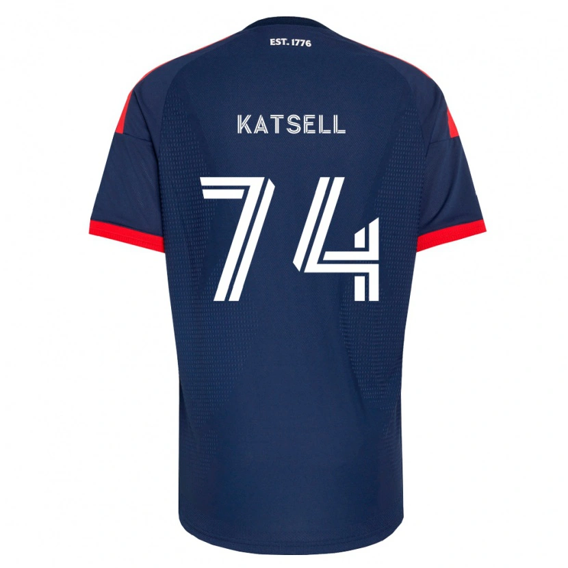 Danxen Mulher Camisola Levi Katsell #74 Azul Real Vermelho Branco Principal 2026/27 Camisa Brasil