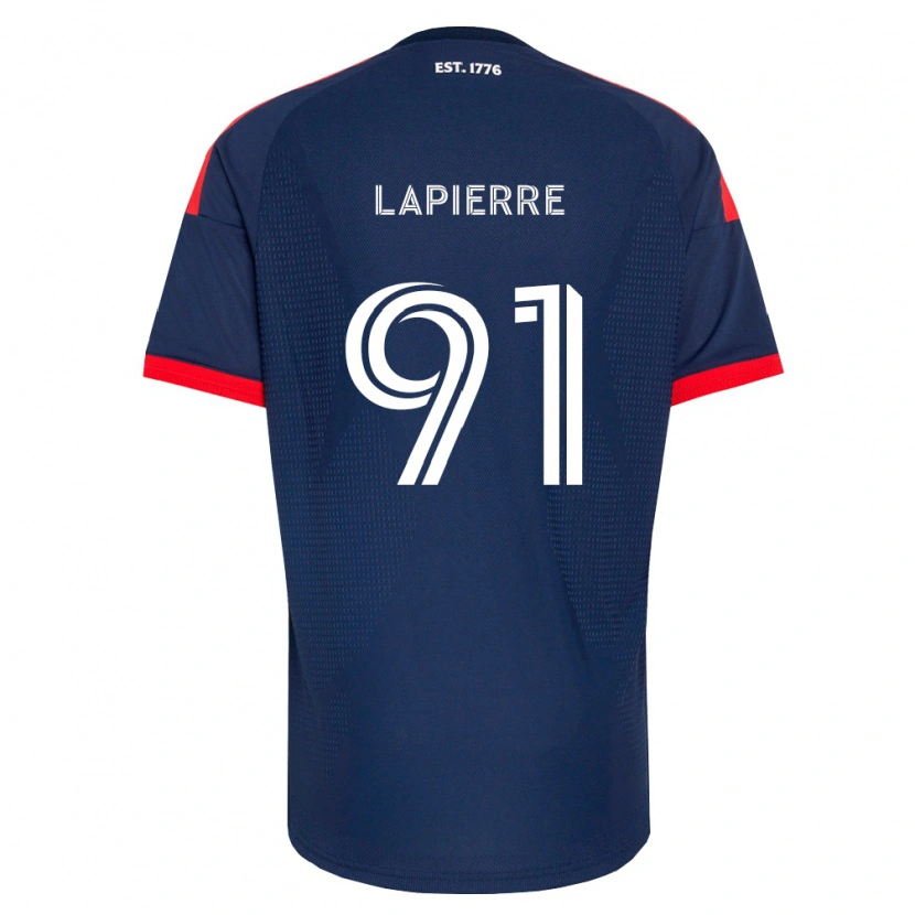Danxen Mulher Camisola Zach Lapierre #91 Azul Real Vermelho Branco Principal 2026/27 Camisa Brasil