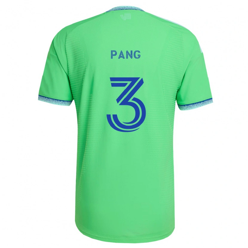 Danxen Mulher Camisola Kaylene Pang #3 Verde Azul Claro Principal 2026/27 Camisa Brasil
