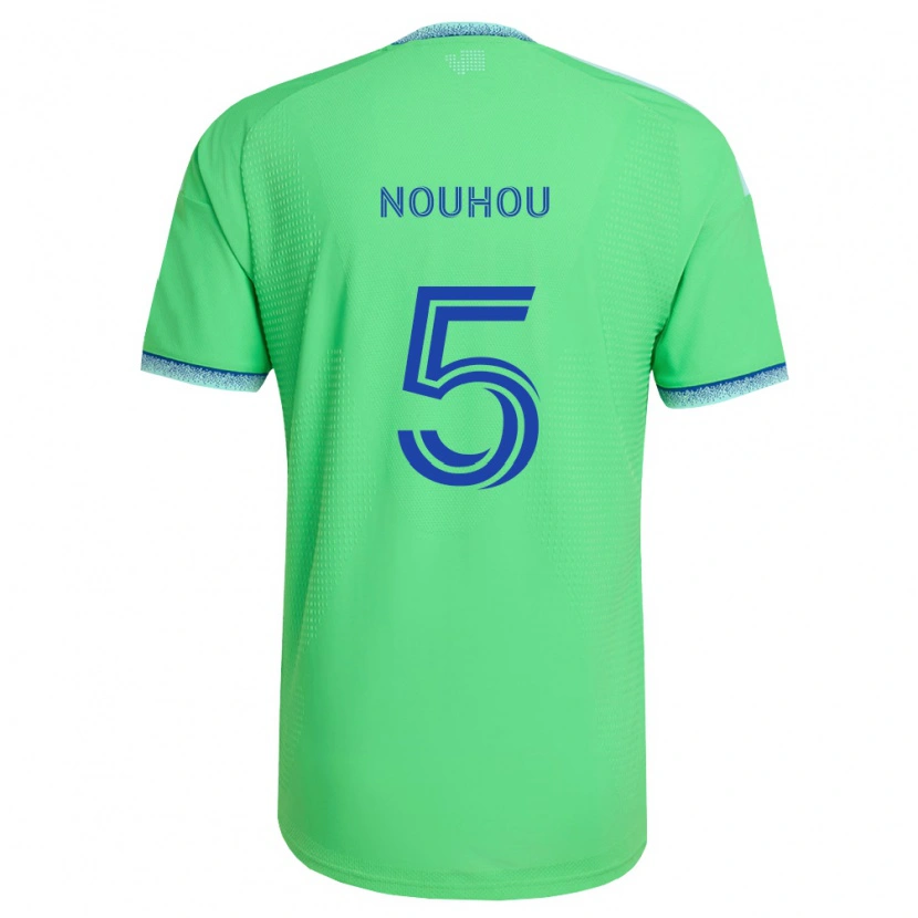 Danxen Mulher Camisola Nouhou Tolo #5 Verde Azul Claro Principal 2026/27 Camisa Brasil
