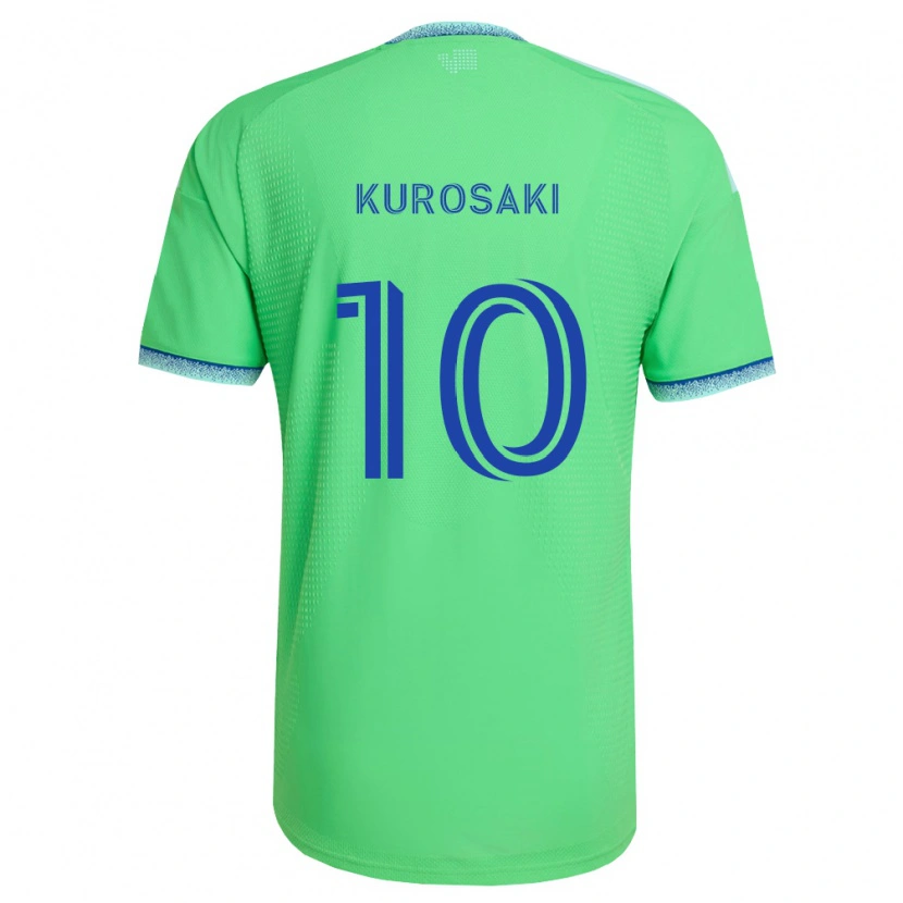 Danxen Mulher Camisola Yuuka Kurosaki #10 Verde Azul Claro Principal 2026/27 Camisa Brasil