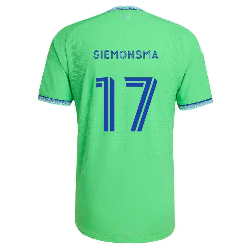Danxen Mulher Camisola Sianna Siemonsma #17 Verde Azul Claro Principal 2026/27 Camisa Brasil