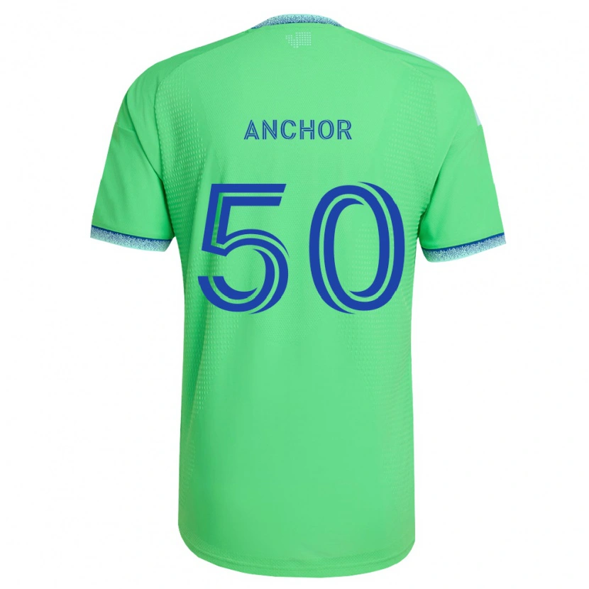 Danxen Mulher Camisola Max Anchor #50 Verde Azul Claro Principal 2026/27 Camisa Brasil
