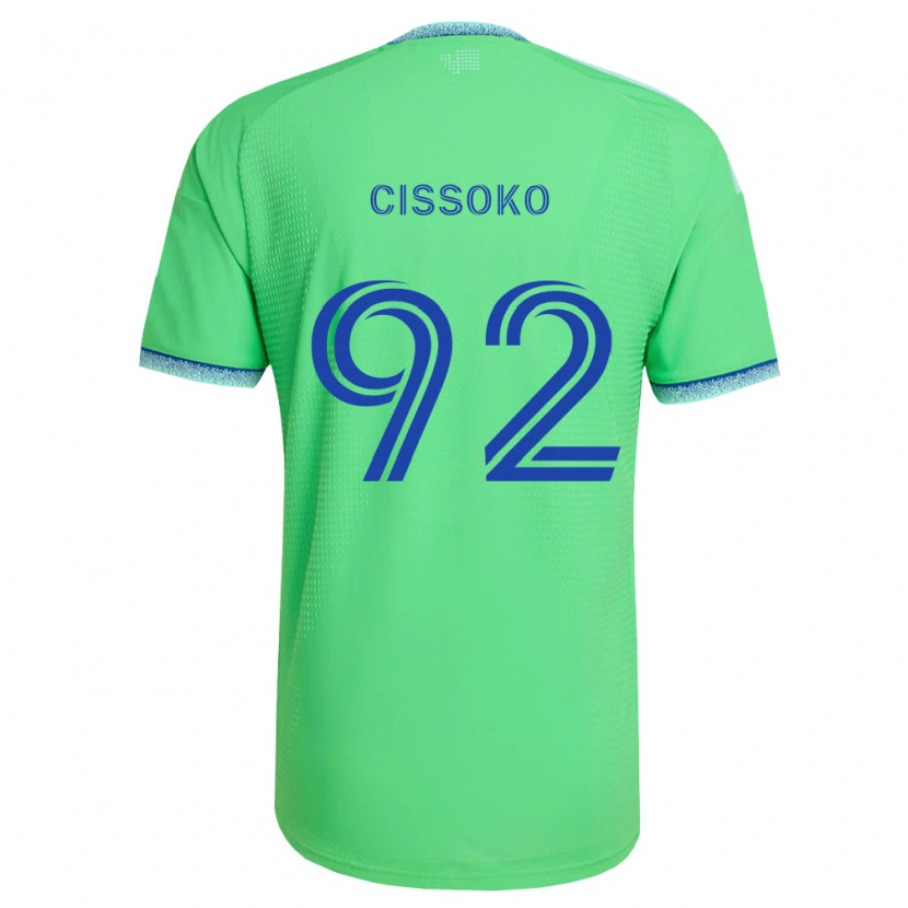 Danxen Mulher Camisola Abdoulaye Cissoko #92 Verde Azul Claro Principal 2026/27 Camisa Brasil