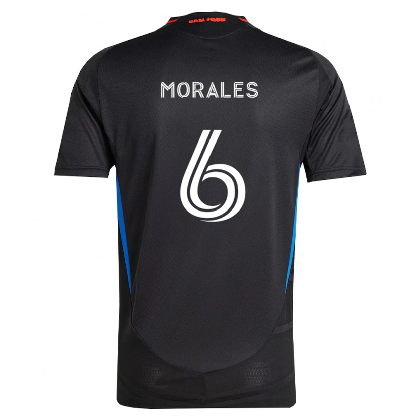 Danxen Mulher Camisola Alfredo Morales #6 Azul Branco Preto Principal 2026/27 Camisa Brasil