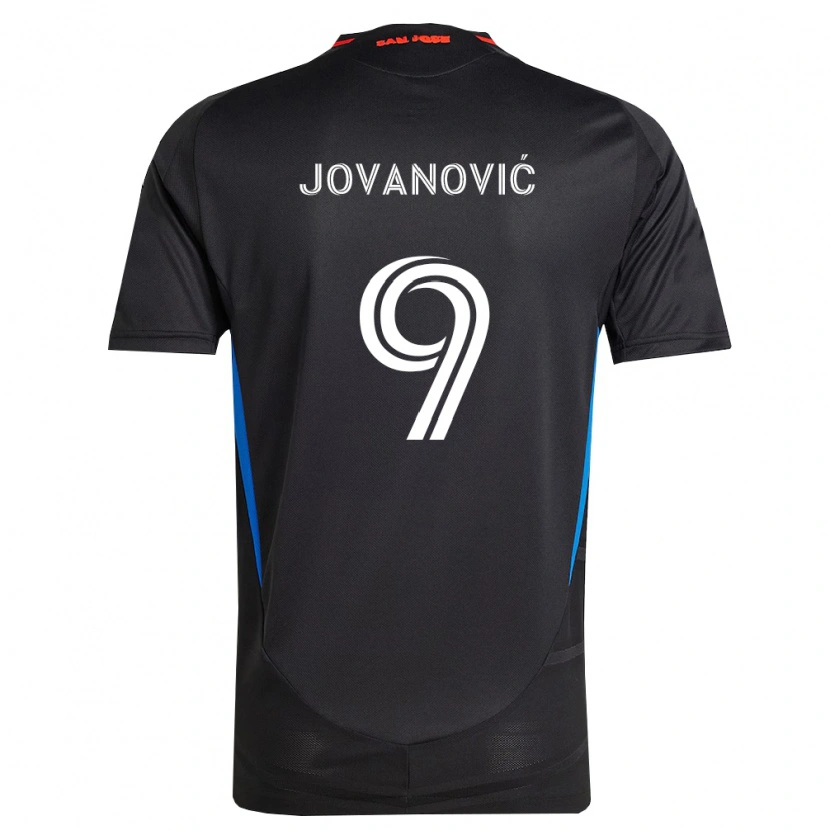 Danxen Mulher Camisola Luka Jovanović #9 Azul Branco Preto Principal 2026/27 Camisa Brasil
