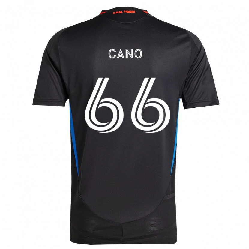 Danxen Mulher Camisola Alejandro Cano #66 Azul Branco Preto Principal 2026/27 Camisa Brasil
