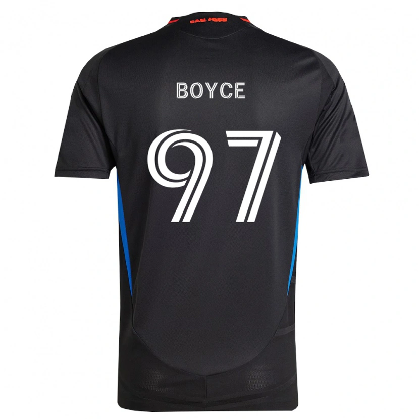 Danxen Mulher Camisola Warren Boyce #97 Azul Branco Preto Principal 2026/27 Camisa Brasil