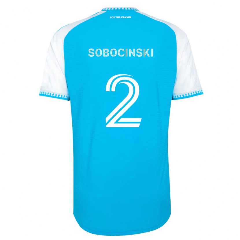 Danxen Mulher Camisola Jan Sobocinski #2 Azul Celeste Branco Preto Principal 2026/27 Camisa Brasil