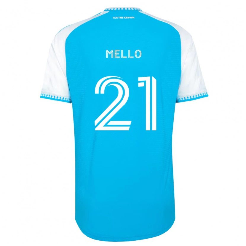 Danxen Mulher Camisola Vinicius Mello #21 Azul Celeste Branco Preto Principal 2026/27 Camisa Brasil