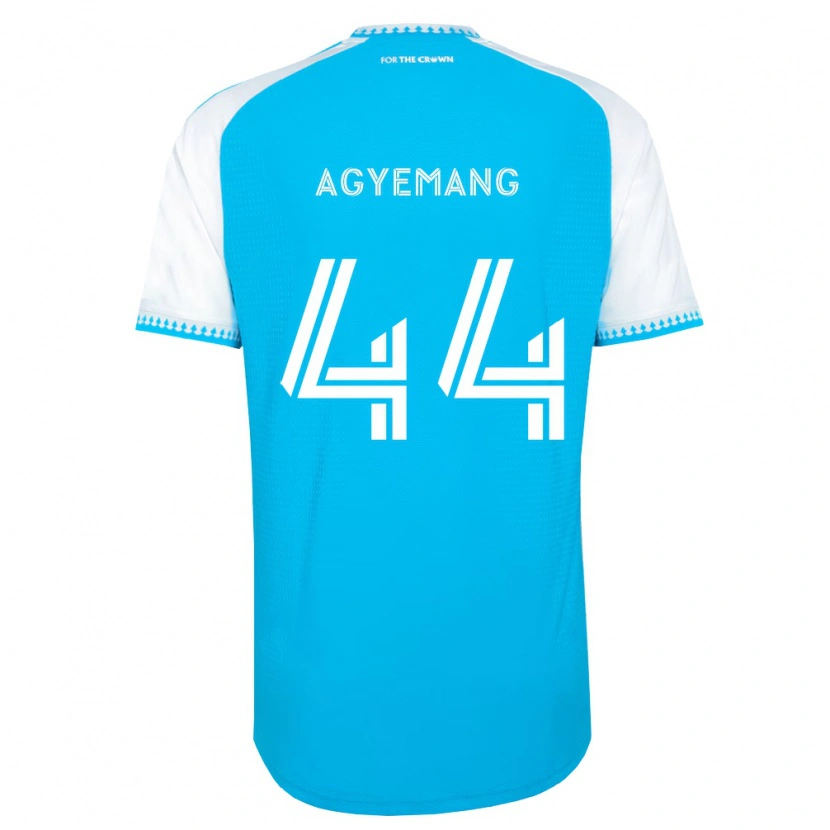 Danxen Mulher Camisola Morrison Agyemang #44 Azul Celeste Branco Preto Principal 2026/27 Camisa Brasil