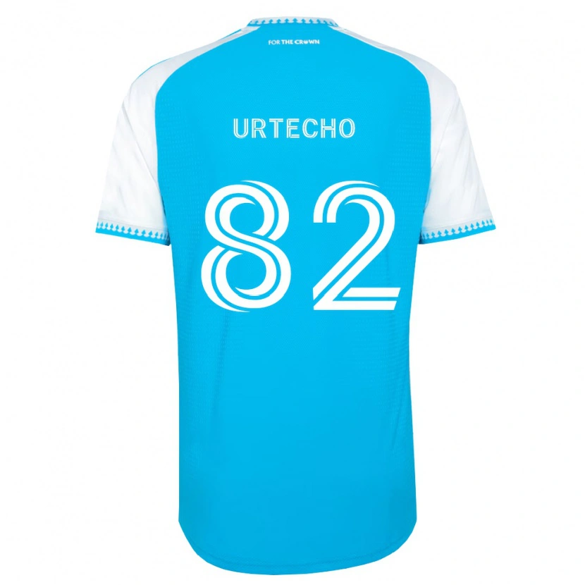 Danxen Mulher Camisola Brendan Urtecho #82 Azul Celeste Branco Preto Principal 2026/27 Camisa Brasil