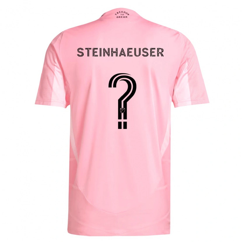 Danxen Mulher Camisola Marcus Steinhaeuser #0 Rosa Preto Principal 2026/27 Camisa Brasil