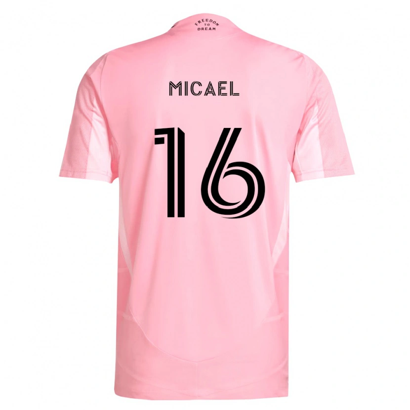 Danxen Mulher Camisola Micael Dos Santos Silva #16 Rosa Preto Principal 2026/27 Camisa Brasil