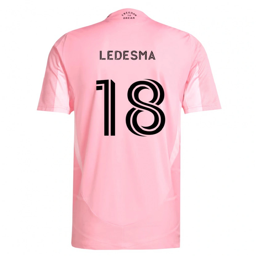 Danxen Mulher Camisola Santiago Ledesma #18 Rosa Preto Principal 2026/27 Camisa Brasil