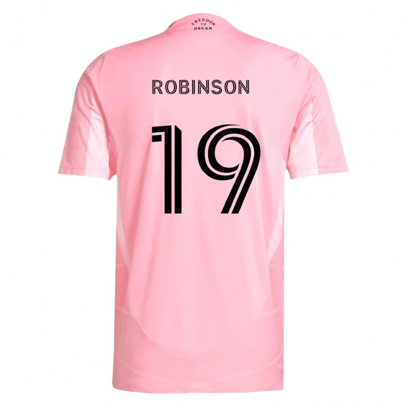 Danxen Mulher Camisola Robbie Robinson #19 Rosa Preto Principal 2026/27 Camisa Brasil