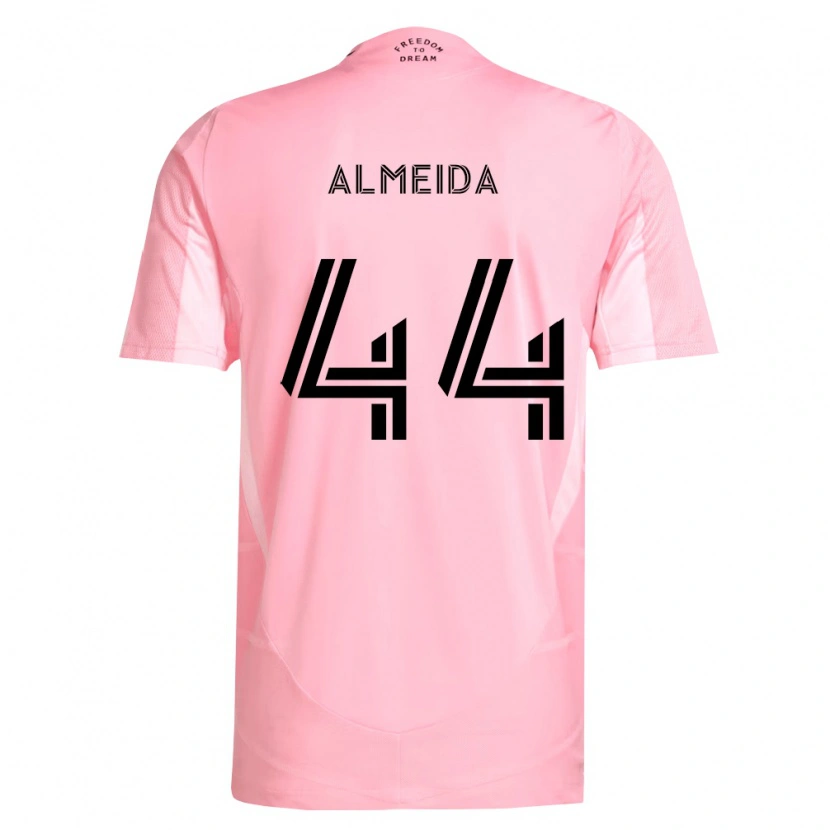 Danxen Mulher Camisola Nicholas Almeida #44 Rosa Preto Principal 2026/27 Camisa Brasil