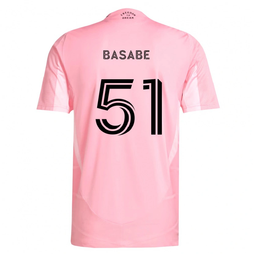 Danxen Mulher Camisola Samuel Basabe #51 Rosa Preto Principal 2026/27 Camisa Brasil