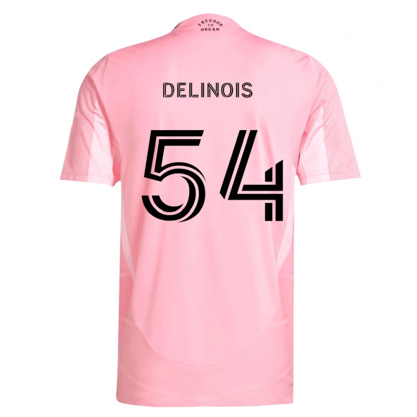 Danxen Mulher Camisola Lovend's Delinois #54 Rosa Preto Principal 2026/27 Camisa Brasil
