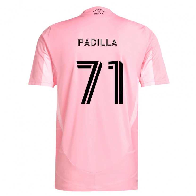 Danxen Mulher Camisola Alexander Padilla #71 Rosa Preto Principal 2026/27 Camisa Brasil