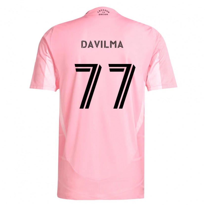 Danxen Mulher Camisola Kensly Davilma #77 Rosa Preto Principal 2026/27 Camisa Brasil