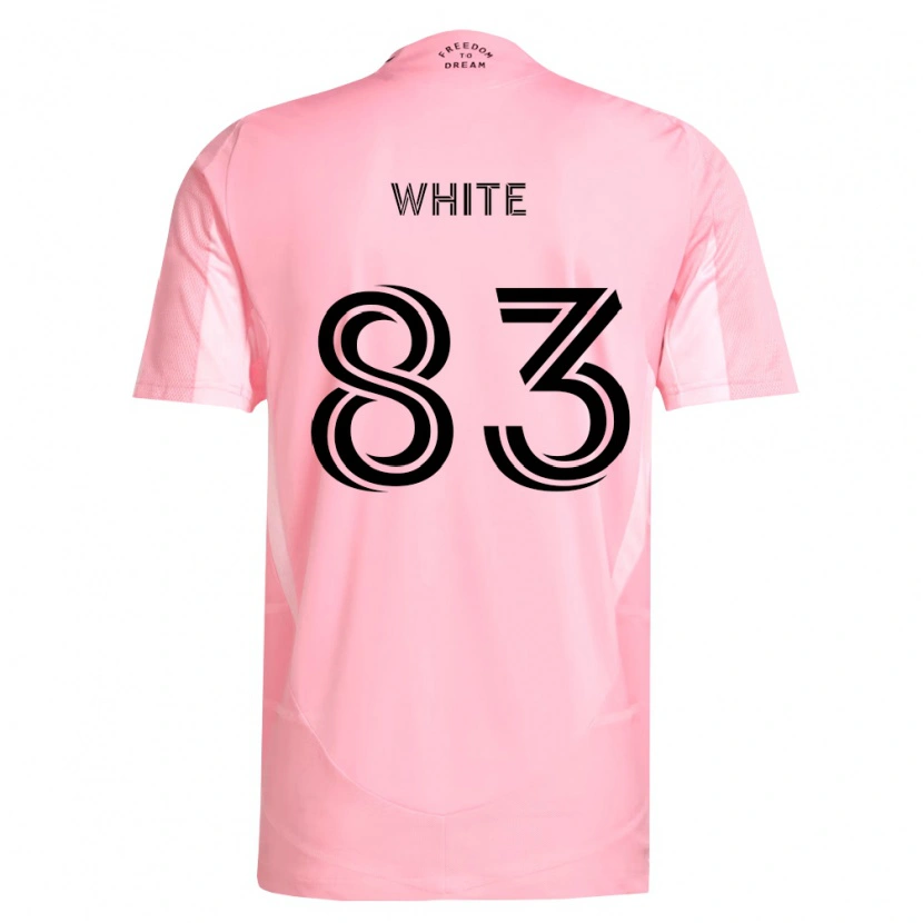 Danxen Mulher Camisola Rondell White #83 Rosa Preto Principal 2026/27 Camisa Brasil