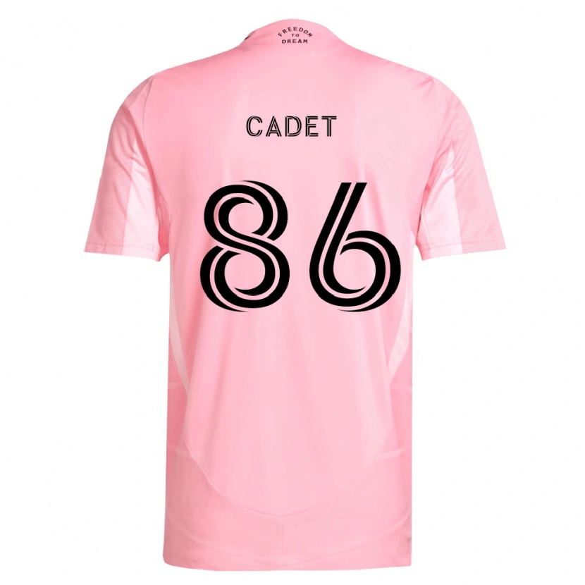 Danxen Mulher Camisola Zidane Cadet #86 Rosa Preto Principal 2026/27 Camisa Brasil