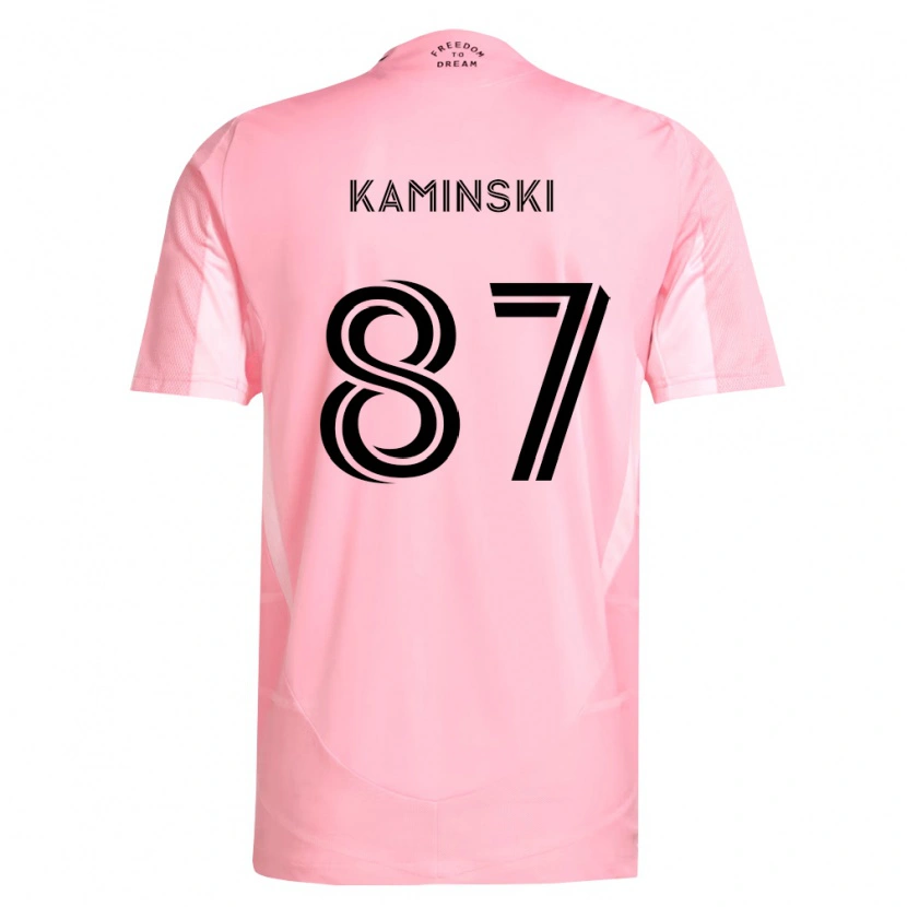 Danxen Mulher Camisola Brett Kaminski #87 Rosa Preto Principal 2026/27 Camisa Brasil