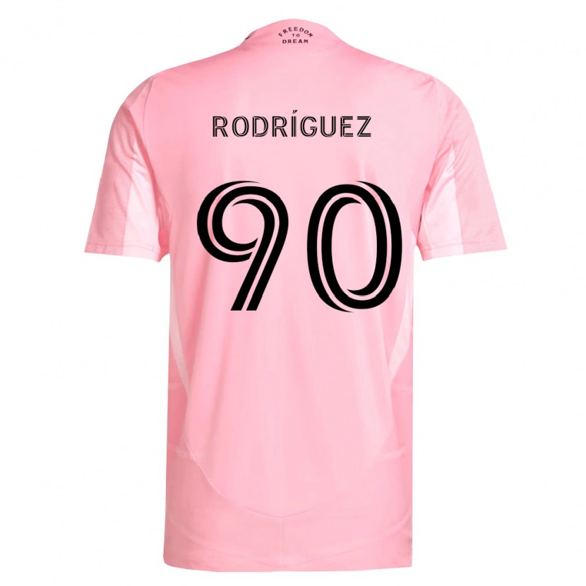 Danxen Mulher Camisola Mark Rodríguez #90 Rosa Preto Principal 2026/27 Camisa Brasil