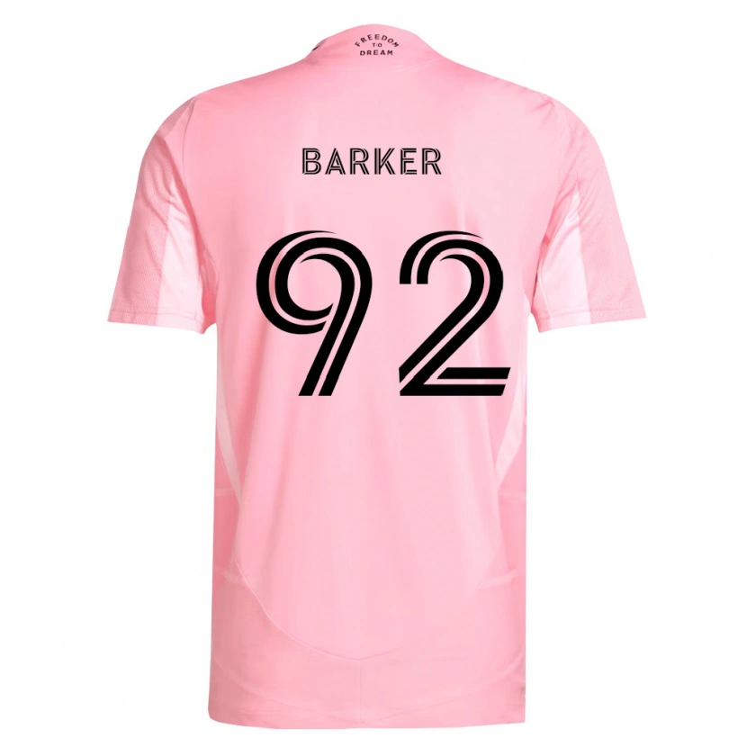 Danxen Mulher Camisola Lucas Barker #92 Rosa Preto Principal 2026/27 Camisa Brasil