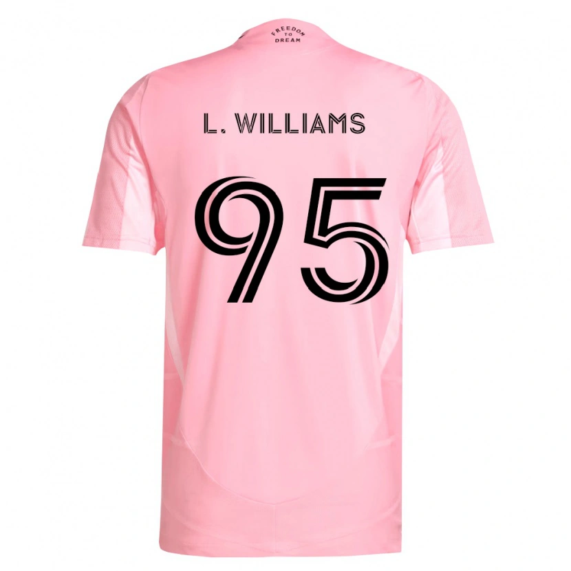 Danxen Mulher Camisola Levi Williams #95 Rosa Preto Principal 2026/27 Camisa Brasil