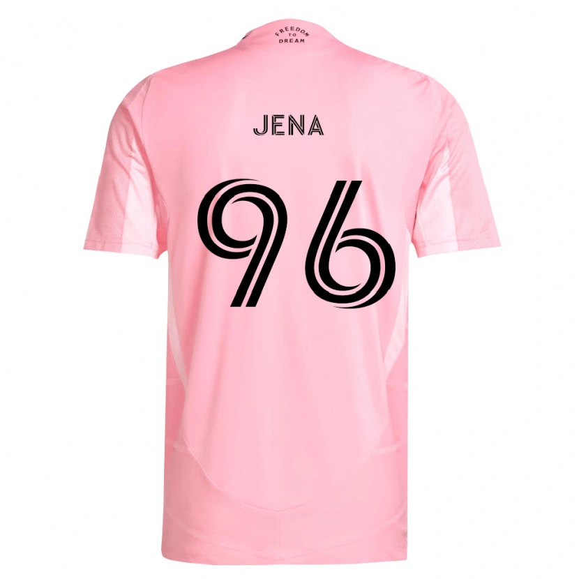 Danxen Mulher Camisola Nessim Jena #96 Rosa Preto Principal 2026/27 Camisa Brasil