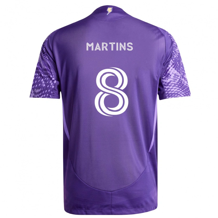 Danxen Mulher Camisola Felipe Martins #8 Roxo Branco Principal 2026/27 Camisa Brasil