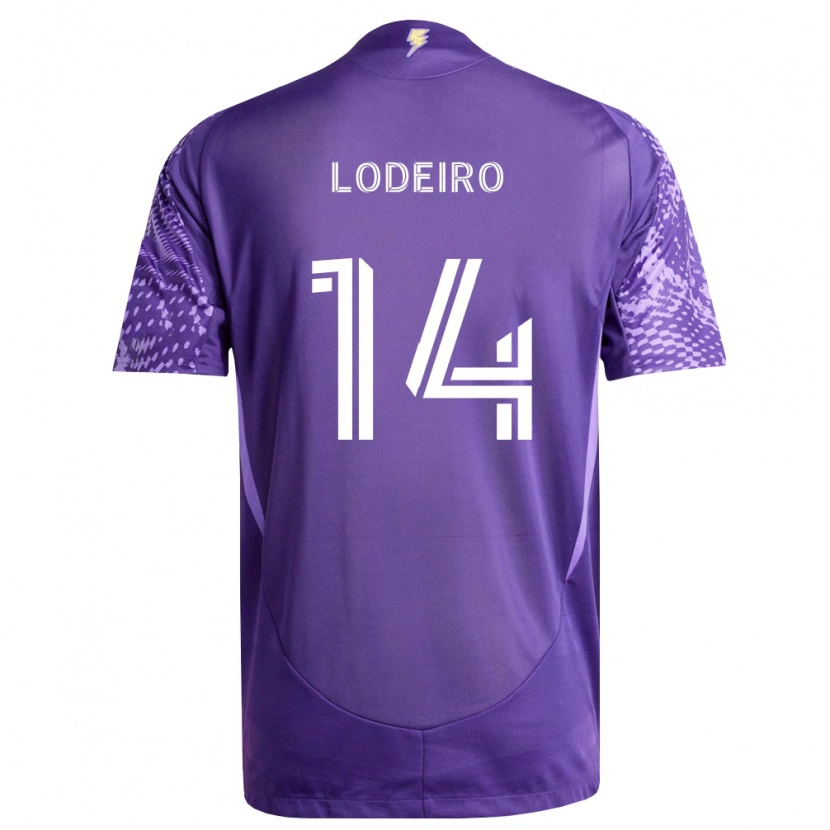 Danxen Mulher Camisola Nicolás Lodeiro #14 Roxo Branco Principal 2026/27 Camisa Brasil