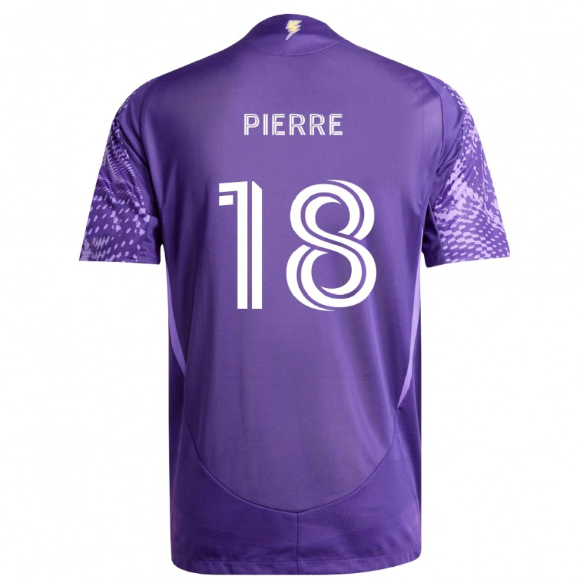 Danxen Mulher Camisola Nikolai Pierre #18 Roxo Branco Principal 2026/27 Camisa Brasil