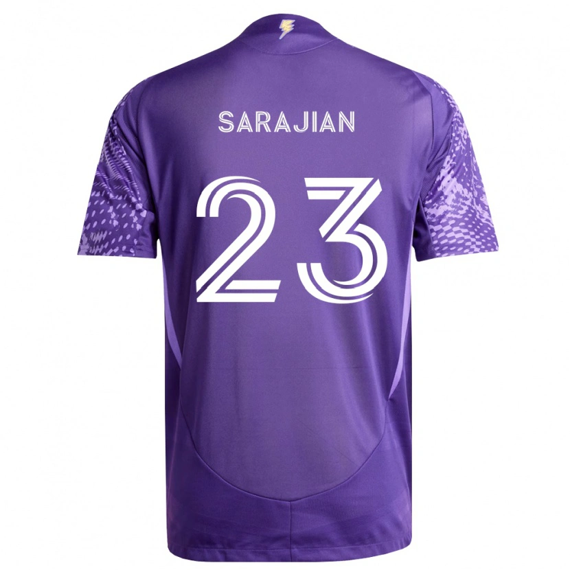 Danxen Mulher Camisola Harvey Sarajian #23 Roxo Branco Principal 2026/27 Camisa Brasil