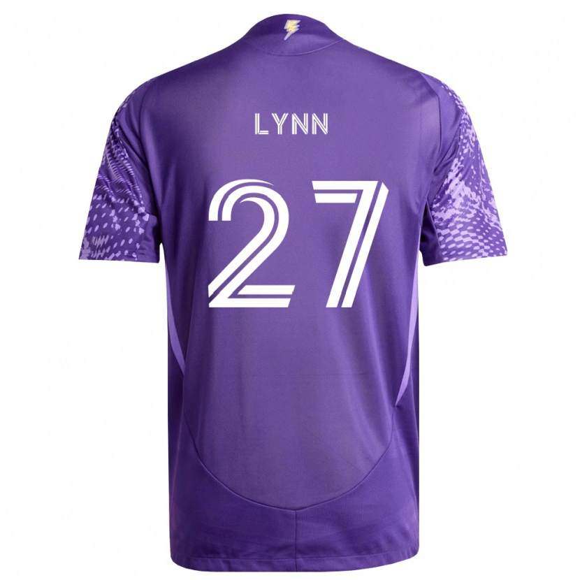 Danxen Mulher Camisola Jack Lynn #27 Roxo Branco Principal 2026/27 Camisa Brasil