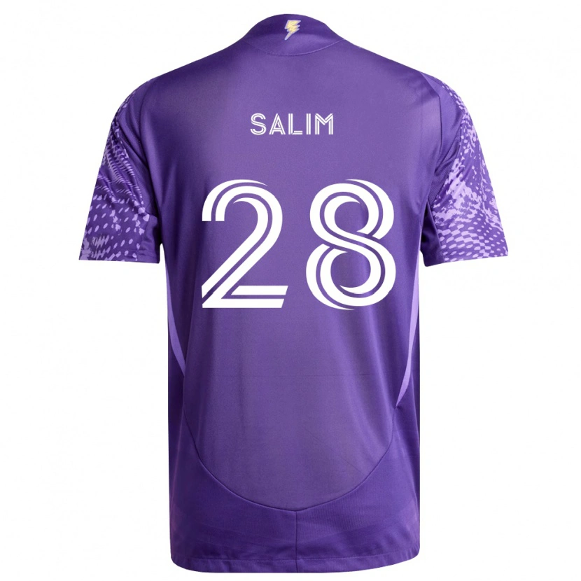 Danxen Mulher Camisola Abdi Salim #28 Roxo Branco Principal 2026/27 Camisa Brasil